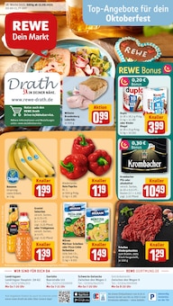 REWE Prospekt Dein Markt mit  Seiten in Menden (Sauerland) und Umgebung