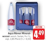 EDEKA - Mineralwasser Angebot im Prospekt Mineralwasser bei EDEKA im Prospekt "" für 4,49 €