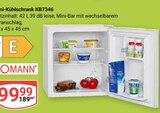 GLOBUS - Mini-Kühlschrank KB7346 Angebot im Prospekt Mini-Kühlschrank KB7346 bei GLOBUS im Prospekt "" für 99,99 €