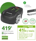 Promo Robot tondeuse à 419,00 € dans le catalogue Mr. Bricolage à Ajaccio