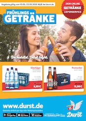 Tafelwasser im Durst.de Prospekt in Rostock Aktueller Durst.de Prospekt mit Tafelwasser, "Du bestellst. Durst liefert.", Seite 1
