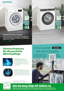 Aktueller EP: Prospekt "SIEMENS - Hausgeräte, die all Ihre Wünsche erfüllen!" für Bützow Aktueller EP: Prospekt für Bützow mit Seiten
