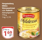 Mildes Weinsauerkraut Angebote von Hengstenberg bei GLOBUS Braunschweig für 1,69 €