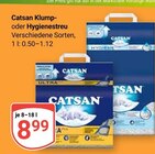 Klumpstreu Angebote von Catsan bei GLOBUS Rüsselsheim für 8,99 €