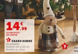 Grand renne à 14,99 € dans le catalogue Super U