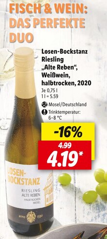Alkoholische Getraenke von Losen-Bockstanz im aktuellen Lidl Prospekt für 4.19€