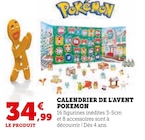 Calendrier de l'Avent Pokémon - Pokémon dans le catalogue Hyper U