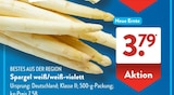 Spargel weiß/weiß-violett im ALDI SÜD Prospekt Spargel weiß/weiß-violett im aktuellen ALDI SÜD Prospekt für 3,79 €