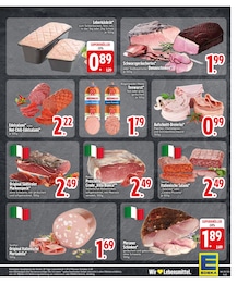 EDEKA Salami im Prospekt 