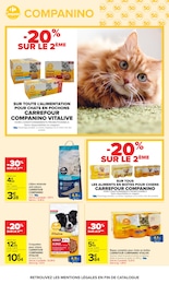 Offre Litière minérale chat dans le catalogue Carrefour du moment à la page 53