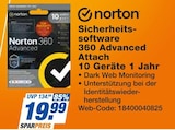expert Freiberg - Sicherheitssoftware 360 Advanced Attach Angebot im Prospekt Sicherheitssoftware 360 Advanced Attach bei expert im Freiberg Prospekt für 19,99 €