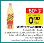 Schweppes agrumes - Schweppes dans le catalogue Supeco