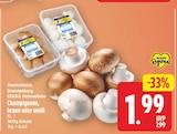 Champignons braun von EDEKA Heimatliebe für 1,99 € bei E center im Angebot Champignons braun von EDEKA Heimatliebe im aktuellen E center Prospekt