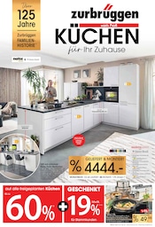 Aktueller Zurbrüggen Möbel & Einrichtung Prospekt in Stadland und Umgebung, "KÜCHEN FÜR IHR ZUHAUSE" mit 20 Seiten, 17.01.2026 - 21.02.2026