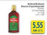Aktuelles Altmeister Original Kräuterlikör Angebot bei diska in Dresden ab 5,55 €