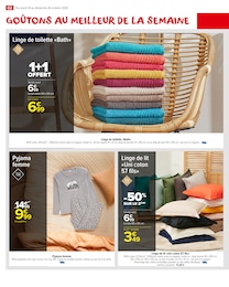 Prix et réduction Pyjama Femme dans le prospectus Carrefour Market en cours Offre Pyjama Femme dans le catalogue Carrefour Market du moment à la page 64