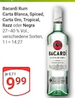 Rum Carta Blanca im Angebot bei GLOBUS in Trier Rum Carta Blanca Angebote von Bacardí bei GLOBUS Trier für 9,99 €