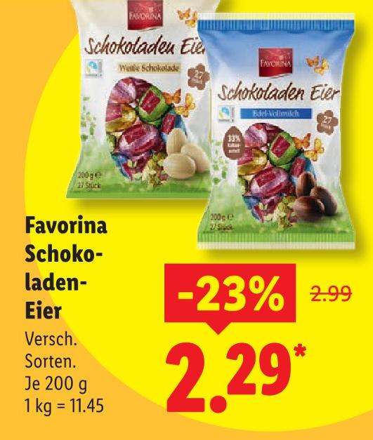 Schokoladen Eier