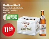Pilsener, Radler oder Alkoholfrei Angebote von Berliner Kindl bei Getränke Hoffmann Potsdam für 11,99 €