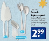 Besteck-Ergänzungsset von Crofton im aktuellen ALDI SÜD Prospekt für 2,99 €