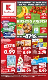 Kaufland Prospekt für Essen mit 56 Seiten Kaufland Prospekt für Essen: "Hier bin ich richtig", 56 Seiten, 06.08.2026 - 12.08.2026