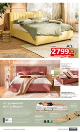 Aktueller Segmüller Prospekt mit Bett, "Bestes Handwerk seit 1925", Seite 21