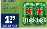 Lager von Heineken im aktuellen Getränkewelt Prospekt