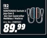 NINTENDO Switch 2 Joy-Con 2 im MediaMarkt Saturn Prospekt NINTENDO Switch 2 Joy-Con 2 von im aktuellen MediaMarkt Saturn Prospekt für 89,99 €