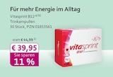 Vitasprint B12 im mea - meine apotheke Prospekt Vitasprint B12 von im aktuellen mea - meine apotheke Prospekt für 39,95 €