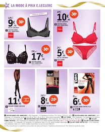 Offre Lingerie dans le catalogue E.Leclerc du moment à la page 44