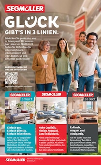 Aktueller Segmüller Pulheim Prospekt Segmüller Prospekt Pulheim "Zum Glück gibt’s Segmüller - Glück hat seinen Lieblingsplatz" mit 28 Seiten