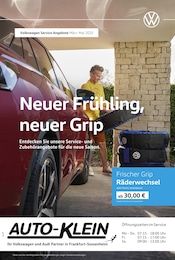 Volkswagen Prospekt "Neuer Frühling, neuer Grip" für Schwalbach, 1 Seite, 01.03.2025 - 31.05.2025