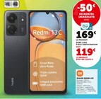 Xiaomi redmi 13c - Super U à Blois Xiaomi redmi 13c en promo chez Super U Blois à 119,00 €