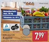 Klappbox Angebote von Home Creation bei ALDI Nord Magdeburg für 7,99 €