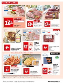 Prospectus Auchan Supermarché de la semaine "TOP AUCHAN" avec 2 pages, valide du 10/12/2024 au 15/12/2024 pour Carbonne et alentours