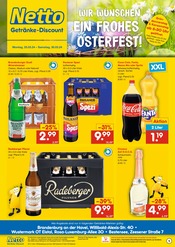 Aktueller Netto Marken-Discount Prospekt mit Getränke, "WIR WÜNSCHEN EIN FROHES OSTERFEST!", Seite 1