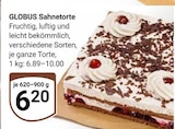 Sahnetorte im Angebot bei GLOBUS in Krefeld Sahnetorte Angebote von GLOBUS bei GLOBUS Krefeld für 6,20 €