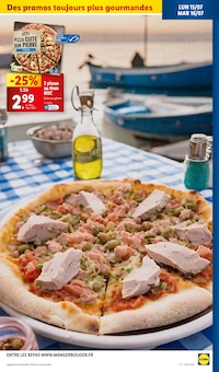 Promo Pizza Au Thon dans le catalogue Lidl du moment à la page 43