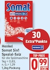 Somat 5in1 Spezial-Salz von Henkel für 0,99 € bei EDEKA im Angebot Somat 5in1 Spezial-Salz von Henkel im aktuellen EDEKA Prospekt