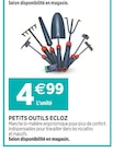 Promo Petits outils à 4,99 € dans le catalogue Delbard à Crest