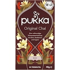 Gewürztee Original Chai mit Zimt, Kardamom und Ingwer (20 Beutel) im Angebot bei dm-drogerie markt in Köln Gewürztee Original Chai mit Zimt, Kardamom und Ingwer (20 Beutel) Angebote von pukka bei dm-drogerie markt Köln für 3,95 €