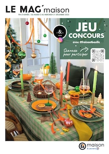 Prospectus E.Leclerc en cours, "LE MAG'maison", page 1 sur 28