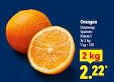 Orangen von  im aktuellen Lidl Prospekt für 2,22 €