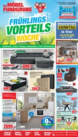 Aktueller Die Möbelfundgrube Prospekt mit Boxspringbett, "Frühlings Vorteils Woche", Seite 1