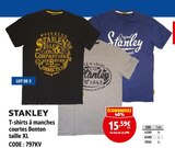 T-shirts à manches courtes Benton - Stanley - Screwfix à Calais T-shirts à manches courtes Benton - Stanley en promo chez Screwfix Calais à 15,59 €
