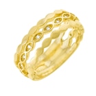 Bague en plaqué or et oxydes de zirconium dans le catalogue Le Manège à Bijoux