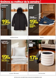 Prix et réduction Pouf dans le prospectus Carrefour en cours Offre Pouf dans le catalogue Carrefour du moment à la page 60