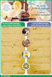 Aktueller GLOBUS Supermarkt Prospekt für Heusweiler 20.10.2025 - 25.10.2025 GLOBUS Prospekt für Heusweiler mit 28 Seiten