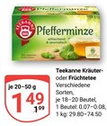 Kräutertee Angebote von Teekanne bei GLOBUS Braunschweig für 1,49 €