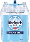 Mineralwasser Klassik Angebote von Rheinfels Quelle bei REWE Mönchengladbach für 2,99 €